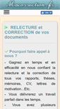 Mobile Screenshot of macorrection.fr